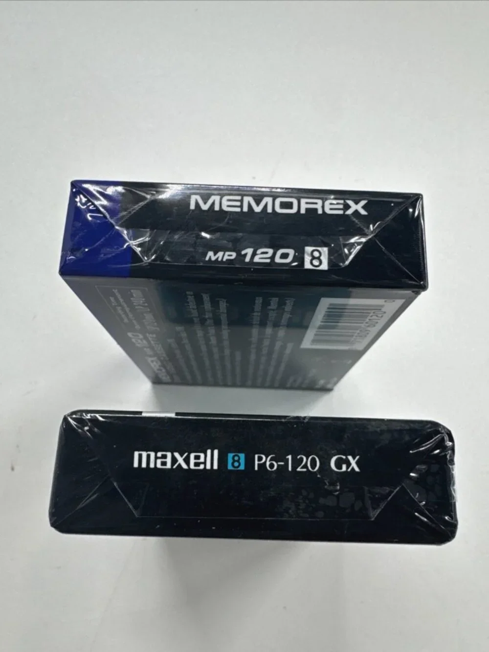 Maxell Memorex 8mm Gx-mp High Quality 120 Camcorder Videotapes Lot of 2 SEALED